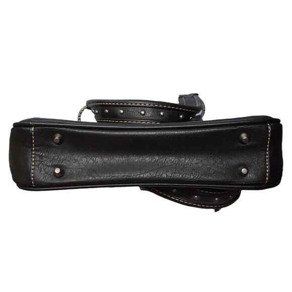 Trinity Ranch Concealed Carry Tote Bag Black Leather Western‎ Country Cowgirl - Picture 7 of 16